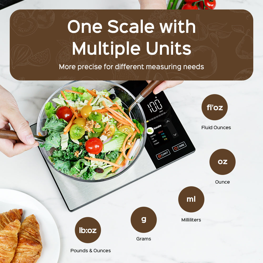 How FitPulse™ Kitchen Scale Works