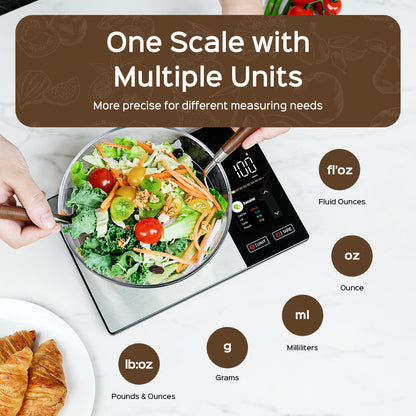 FitPulse™ Smart Nutrition Kitchen Scale