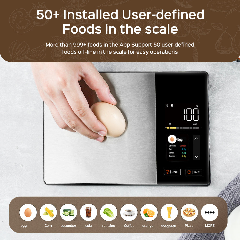 FitPulse™ Smart Nutrition Kitchen Scale