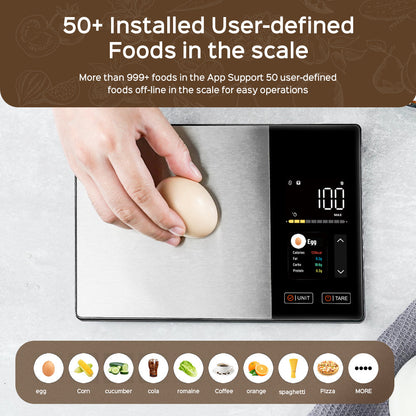 FitPulse™ Smart Nutrition Kitchen Scale